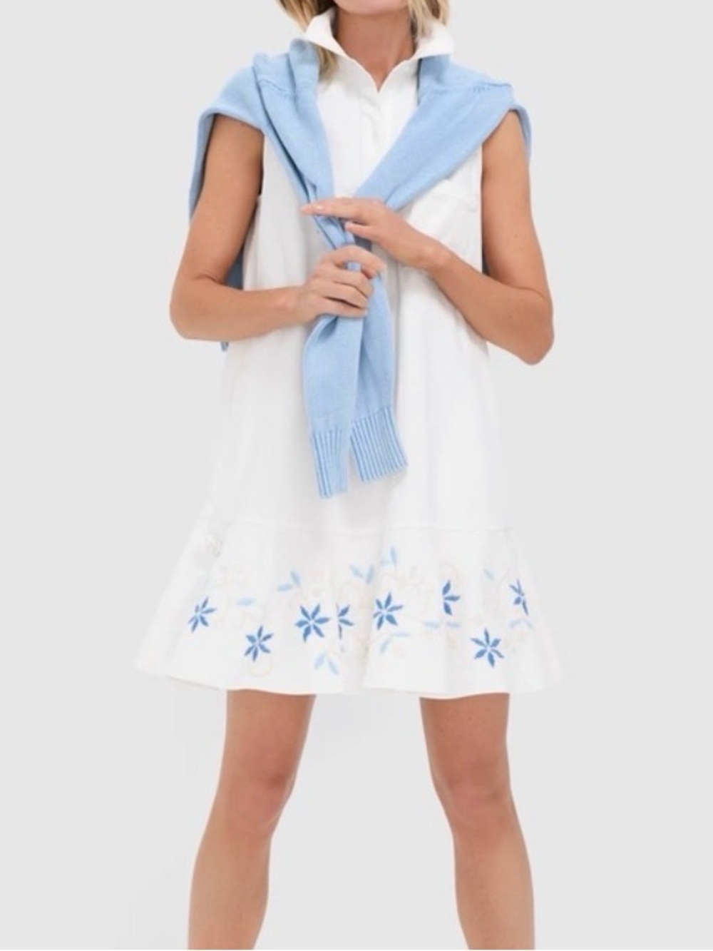 Tuckernuck White Sleeveless Callahan Dress